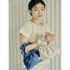 silk frill tote bag (2colors/S,M)