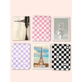 체커보드 해킹방지 여권 케이스 (Just4you Checkerboard Rfid Anti-Skimming Passport Case)