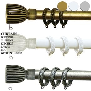 35mm 벨라 커튼봉/540cm/18자/안테나형간편조절/3color