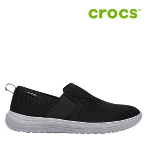 슬립온  H12  206353 02G Mens Crocs Reviva Low Slip On Black   Light Grey_P369332889