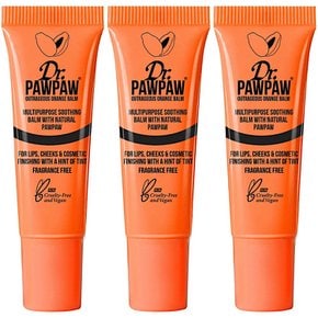 닥터 포포 틴티드 오렌지 밤 Dr. PAWPAW Tinted Outrageous Orange Balm 10ml 3개