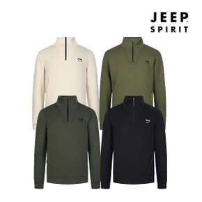 지프 JEEP SPIRIT 겨울 남성 하프집업 긴팔티셔츠 4종택1