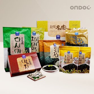 온도씨 [가정의 달]건어물 알뜰 종합세트 1호(돌김,건미역,건다시마,구이김,녹차자반볶음,다시멸치)