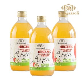 멩가졸리 유기농 사과식초 500ml x 3개