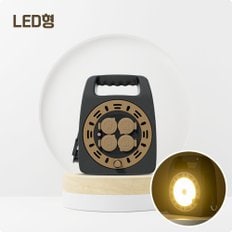 러그박스 LED 20M 캡형 블랙 1.0SQ - 캠핑 릴선 전기릴선 연장선 작업선 리드선