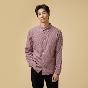 *정상가 39,900원*남 베이직 패턴 셔츠_BURGANDY