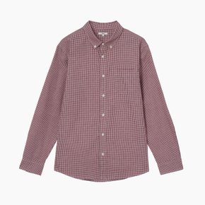 *정상가 39,900원*남 베이직 패턴 셔츠_BURGANDY