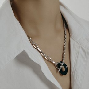 [정상가:88,000원] HOZE PUDDLE NECKLACE 1(퍼들 넥클레스 1)_SILVER