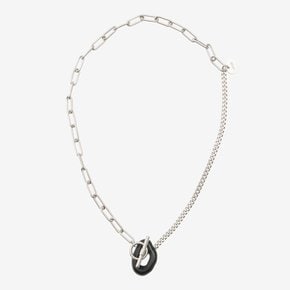 [정상가:88,000원] HOZE PUDDLE NECKLACE 1(퍼들 넥클레스 1)_SILVER