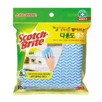  3M 빨아쓰는 다용도 행주 1봉지(10개입)