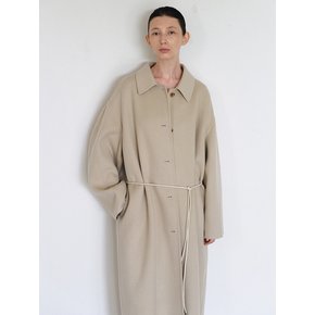 Handmade Balloon Sleeve Coat_Beige