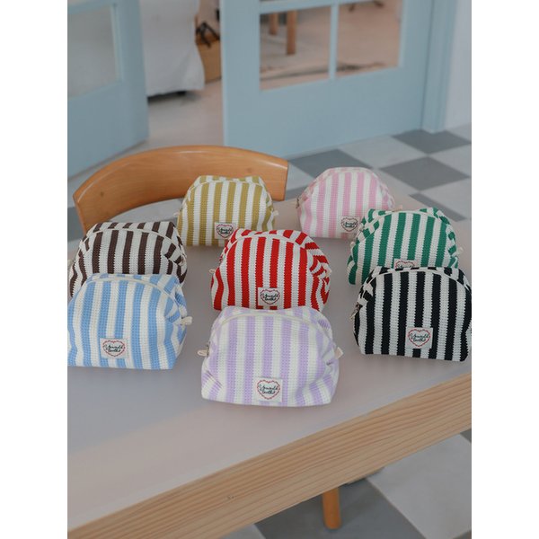 Recipe 니트 파우치 (Large/8 colors)