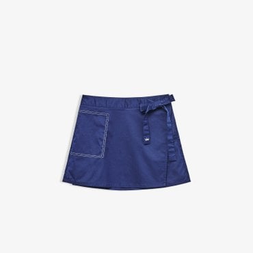 람다 (공식정품) 람다 여성골프웨어 스커트 랩 0223 라이트네이비 클래식 골프스커트 랩스타일