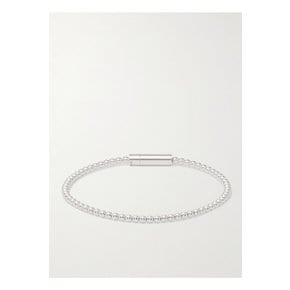 Le 11 Sterling Silver Beaded Bracelet 실버