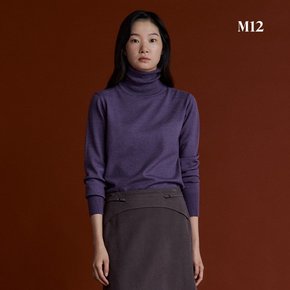 [온플] M12 24FW 여성 울블렌디드 터틀넥 풀오버 4종