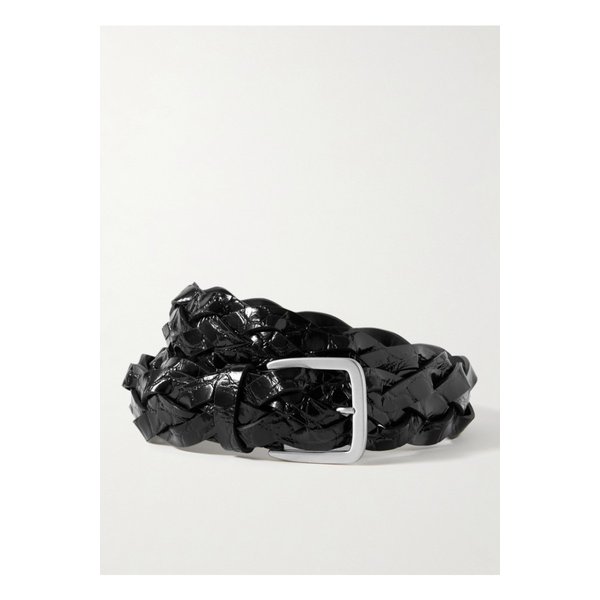 프로엔자슐러 브레이드 크로커다일 이펙트 가죽 벨트 블랙 46376663162913599