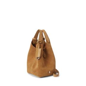 여성 폴로 플레이 스웨이드 스몰 토트 앤 크로스바디(WAPOBAG03520111200)