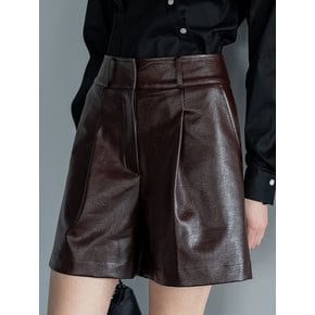 HIGH WEST CLOSER LEATHER SHORT