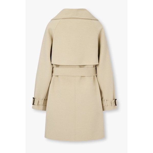 울 블렌드 하프 트렌치 코트 7125416502109