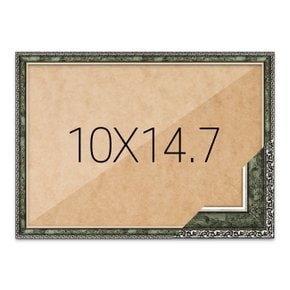 퍼즐액자 10x14.7 고급형 슬림 앤틱그린 (누니액자)