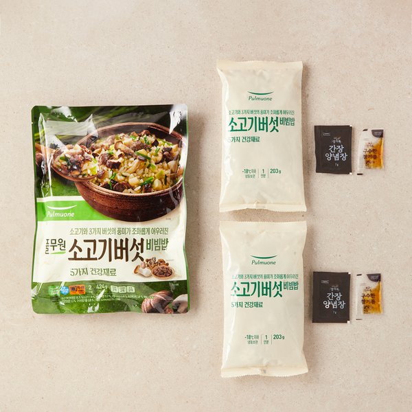 소고기 버섯비빔밥 424G