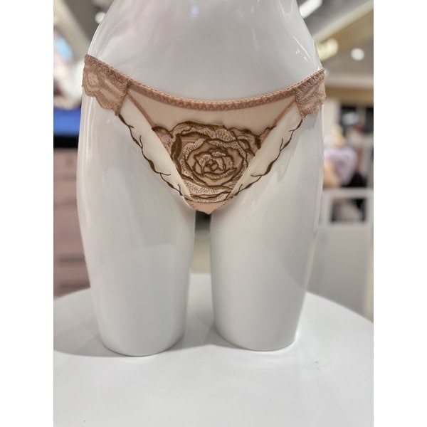 [여주점] 와코루 뉴트로 플로럴 자수 레이스 T 끈 티 팬티 [WPT2070T] SK