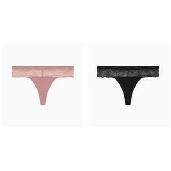 Calvin Klein Underwear 24FW 여성 모던 코튼 레이스 티팬티- 2종 택 1(QF7980-UB1/VLZ)