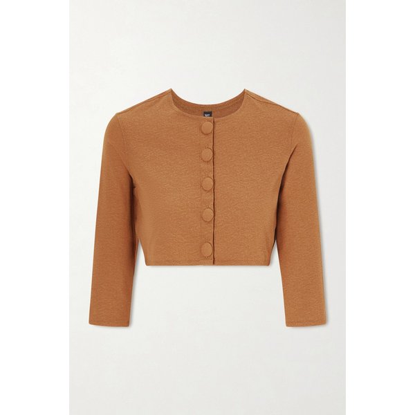 크롭 스트레치 저지 가디건 46376663162982858