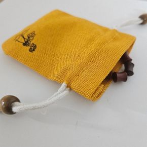 연꽃 염주주머니 파우치 스트링 가방 불교용품