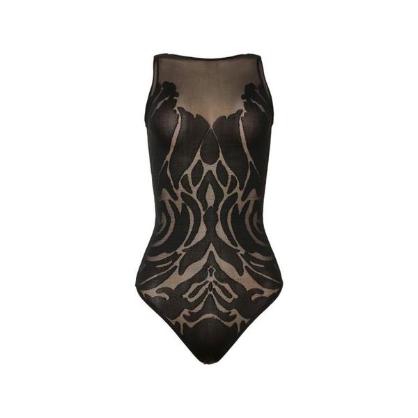 확대된 대표 월포드 바디수트 티셔츠 78335 9180 Black