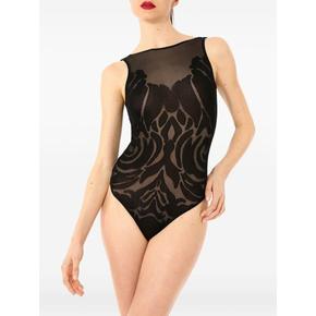 26FW 월포드 바디수트 티셔츠 78335 9180 Black