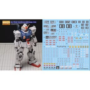 MG 1 100 RX-79G 육전형 건담/EZ-8용 수전사식 데칼 - 이지에이트 건담