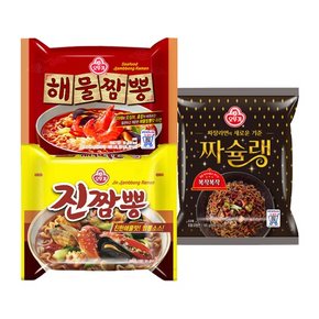 짜슐랭 5입 x 2개 + 진짬뽕 4입 + 해물짬뽕 5입