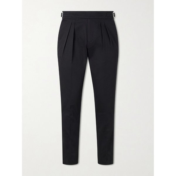 미스터 피 스티브 테이퍼드 플리츠 코튼 팬츠 46376663163002780