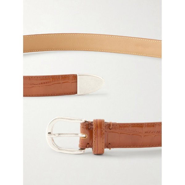 엠에프펜 2cm 크로크-이펙트 가죽 벨트 46376663162965594