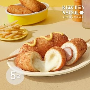 [키친서울] 치즈 크리스피 핫도그 80g x 5 (400g)