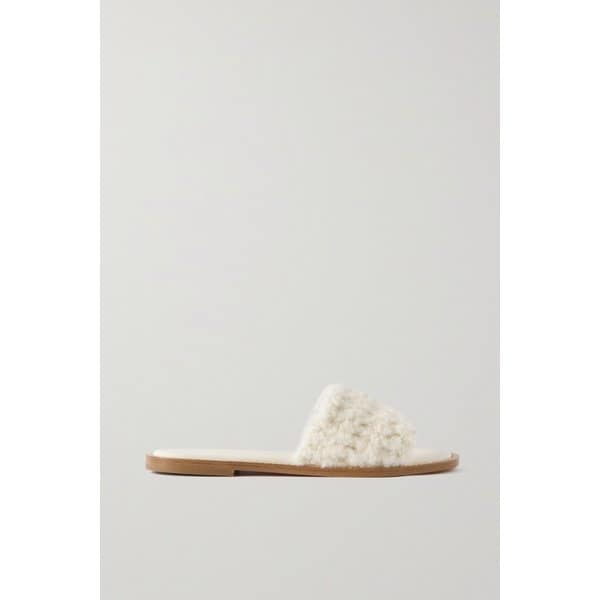 밸러스트 캐시미어 슬라이드 샌들 아이보리 38063312419013231
