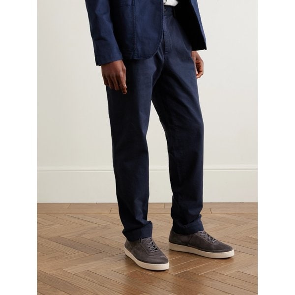 물로 왁스드 스웨이드 스니커즈 46376663162861636