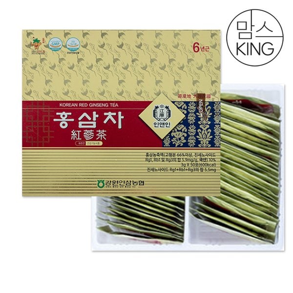 [강원인삼농협] 홍삼차3gX50포