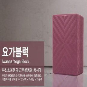 아이워너 EVA 요가블럭 / 필라테스 스트레칭 폼블럭