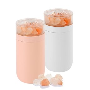 초음파식 미니 USB 가습기 / 무드등 핑크솔트 CYCWH4000