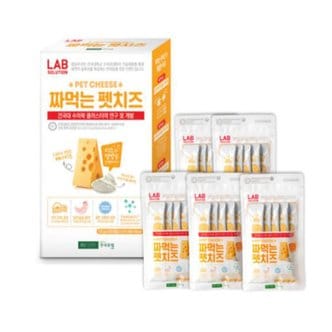  짜먹는 펫치즈12g x 25개입 강아지 고양이 우유 파우치 스틱