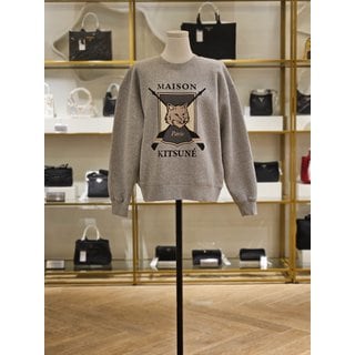 메종키츠네 [시흥점] 여성 컬리지 팍스 맨투맨 LW00306KM0307-H120