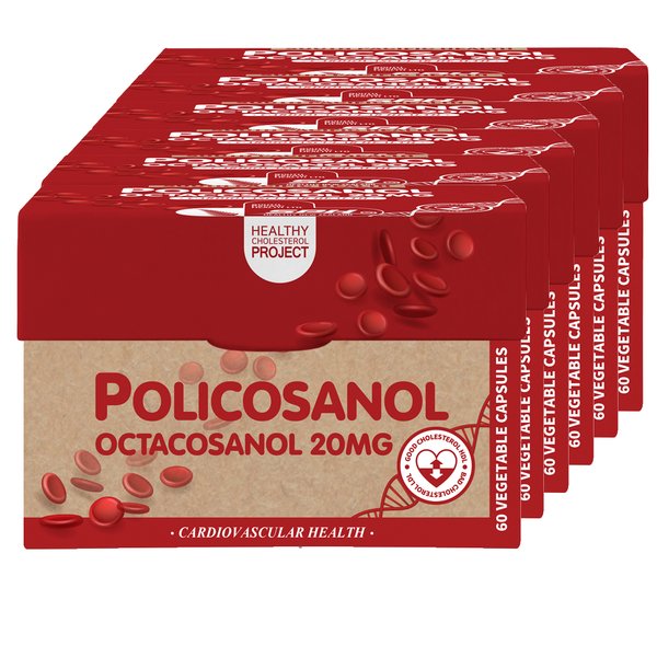 뉴질랜드 SPH 폴리코사놀 Policosanol 33.4mg Octacosanol 20mg 60정 6개