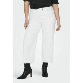 4997956 ONLY Carmakoma WEIT GESCHNITTEN CARSYLVIE HOHE TAILLE - Flared Jeans white