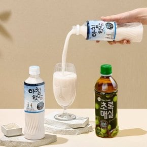 초록매실 제로+아침햇살 제로슈가 혼합패키지 500ml x 12페트 (각 6...