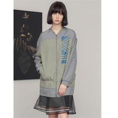 DRAWING PRINT PASTEL ZIP JUMPER (S1984685)