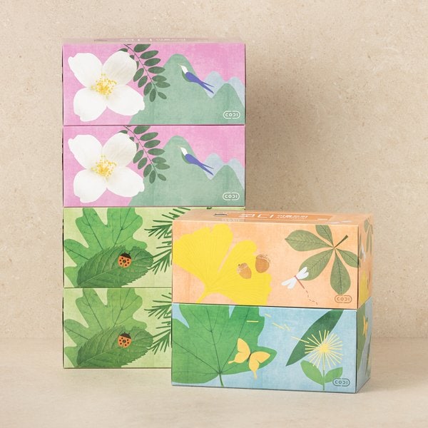 코디 아름드리 미용티슈 200매*6입