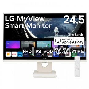 LG  25SR50F-WMyView Smart Monitor  HDwebOSIPS  5W+5W  AirPlay 2  MiracastUSB 스마트 모니터