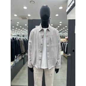 by] 간절기 세미오버핏 셔츠형자켓 (베이지)
